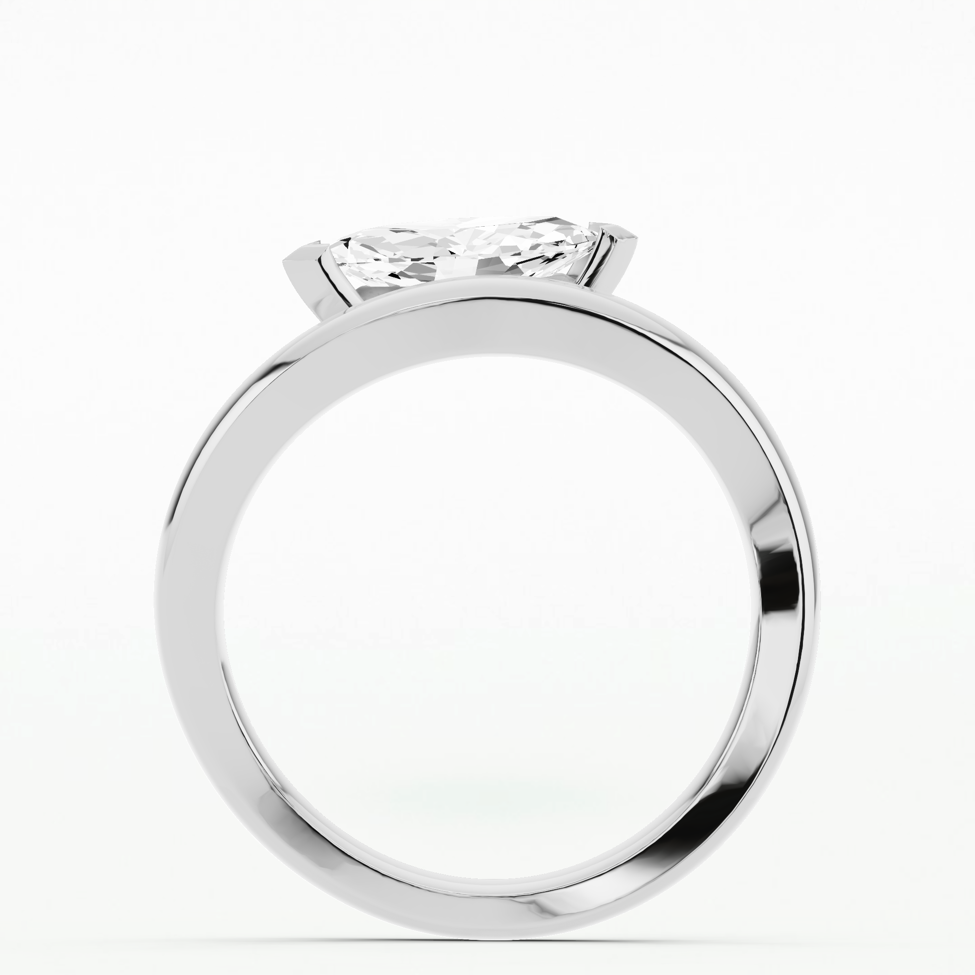 Shimmering Allure Ring-Marquise