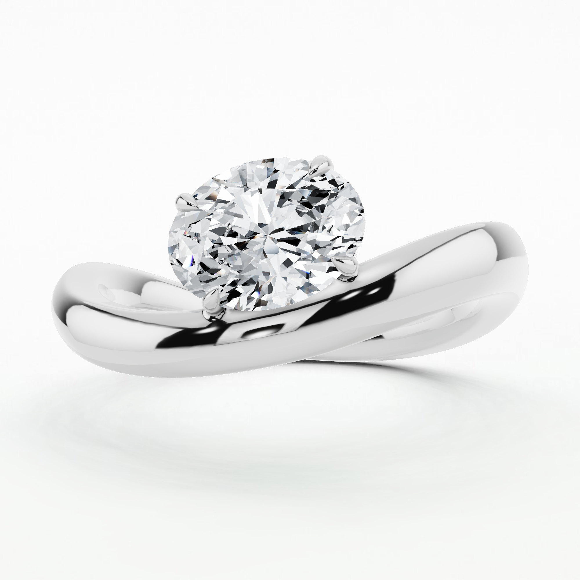 Shimmering Allure Ring-Oval