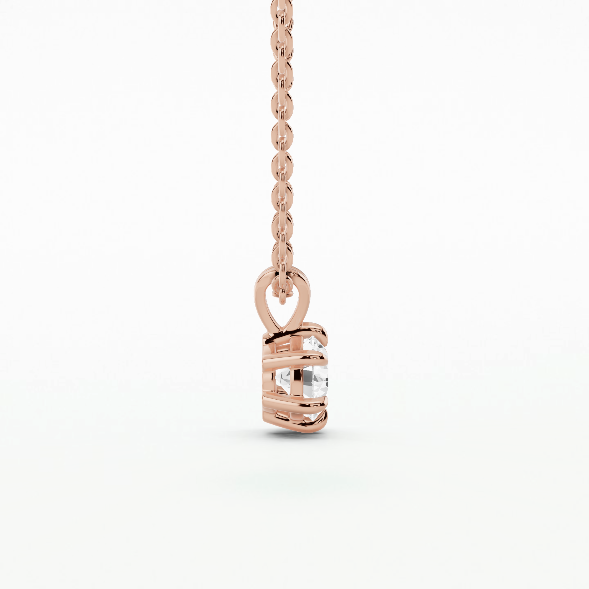 6 Prong Solitaire Pendant-Round