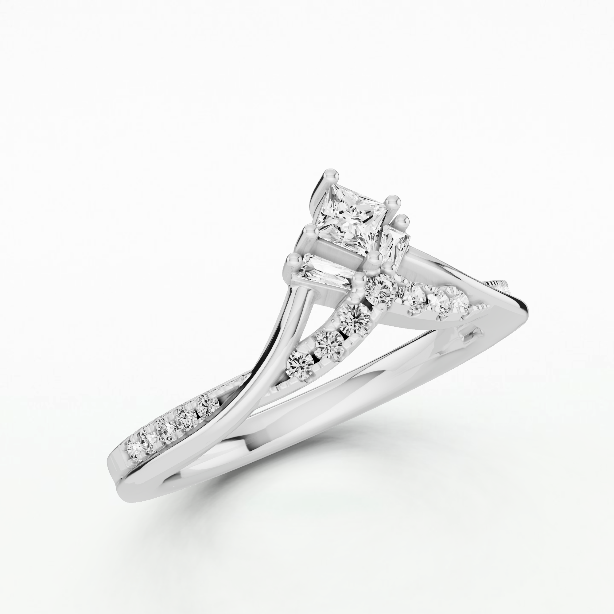 Laurel Stackable Ring-Princess