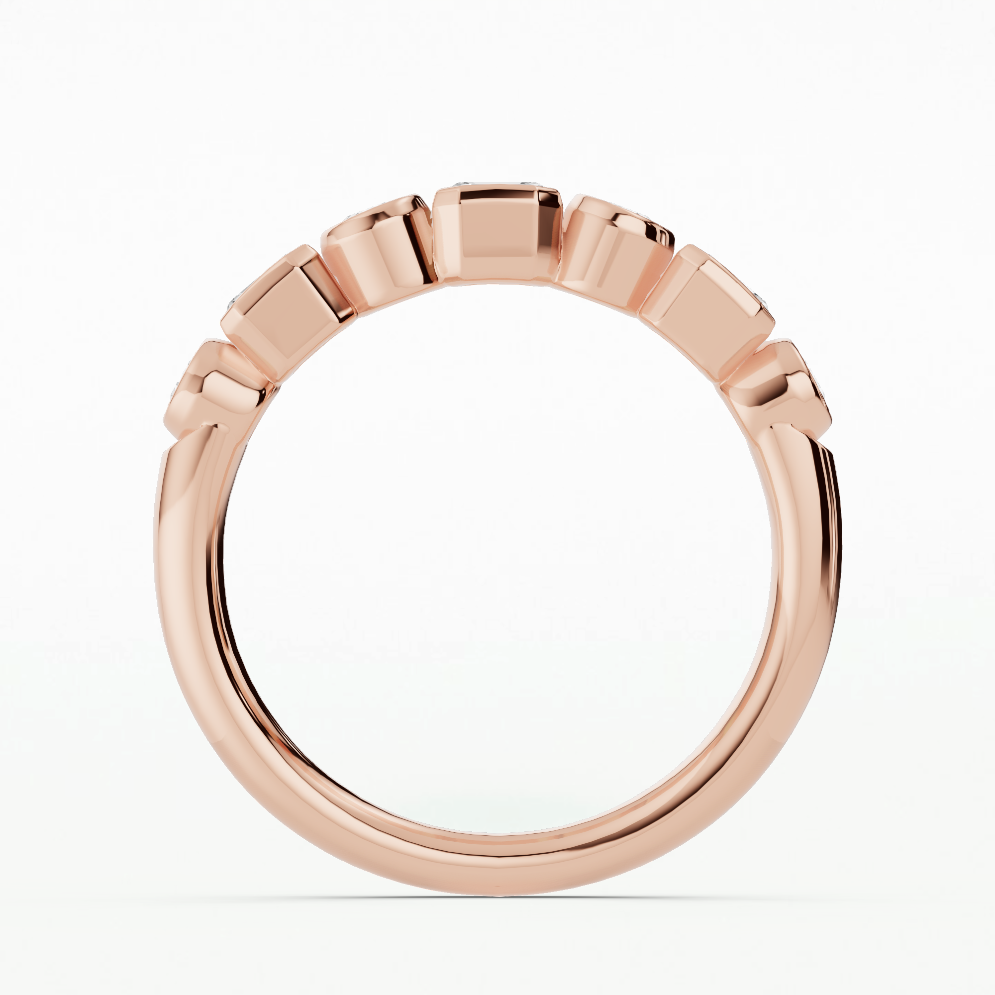 Victoria Lab Grown Diamond Stackable Ring-Multi Stone