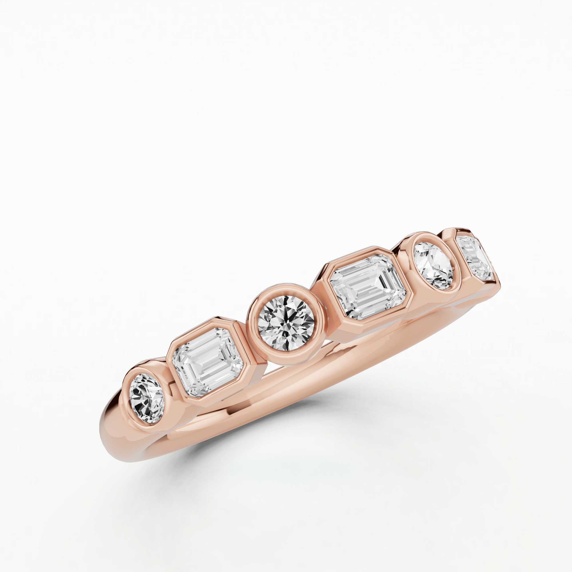 Victoria Lab Grown Diamond Stackable Ring-Multi Stone