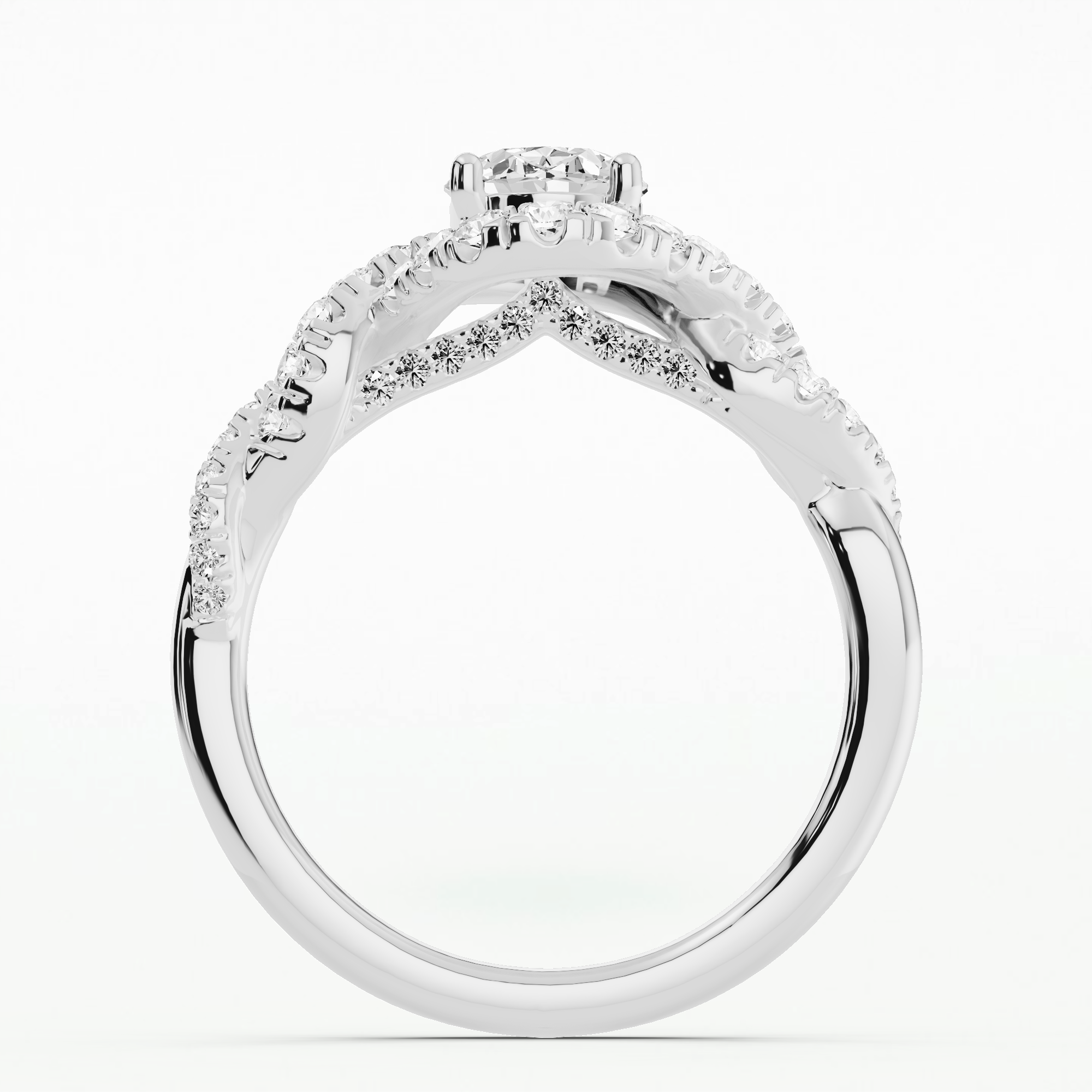 Regina Solitaire Ring-Oval