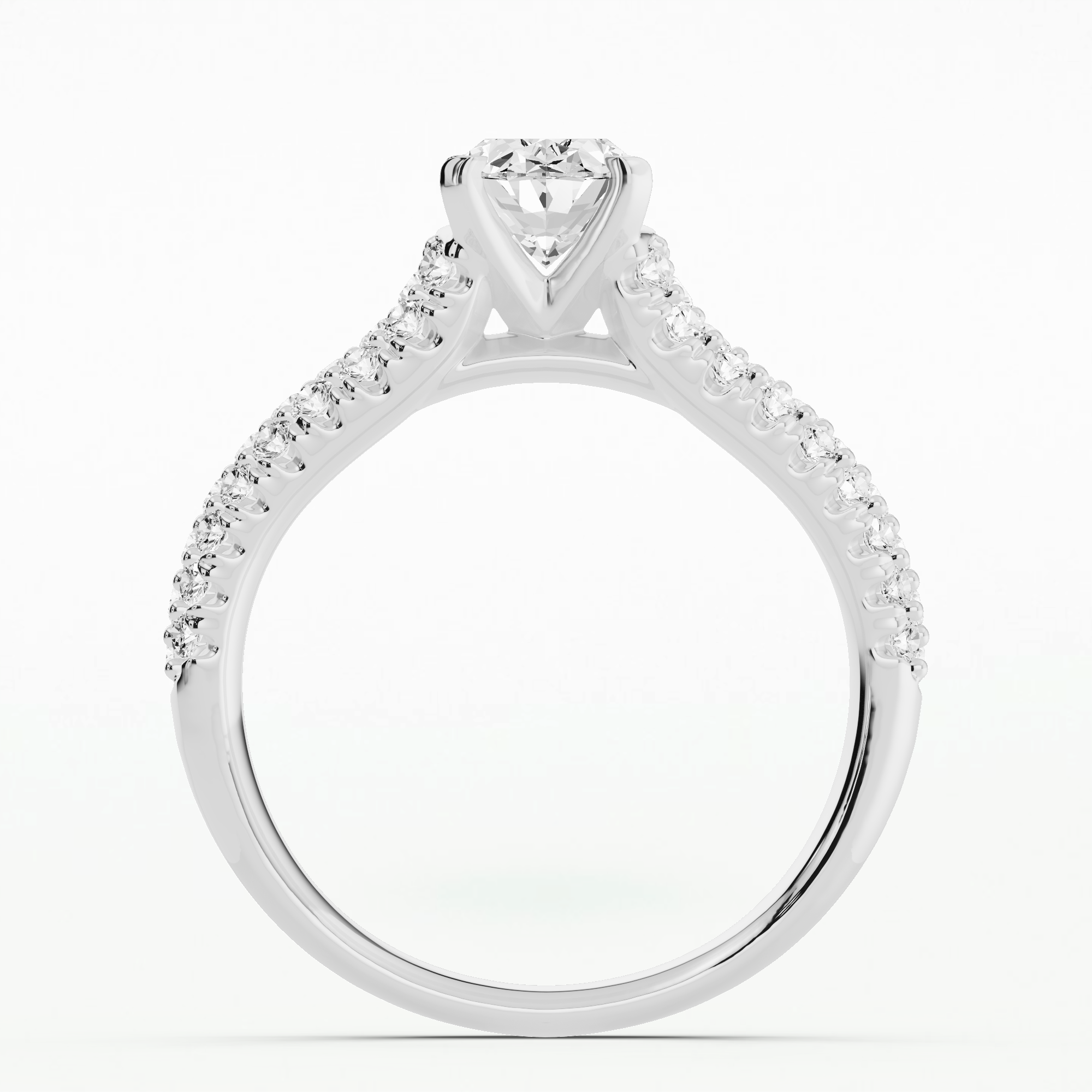 Oasis Solitaire Ring-Oval