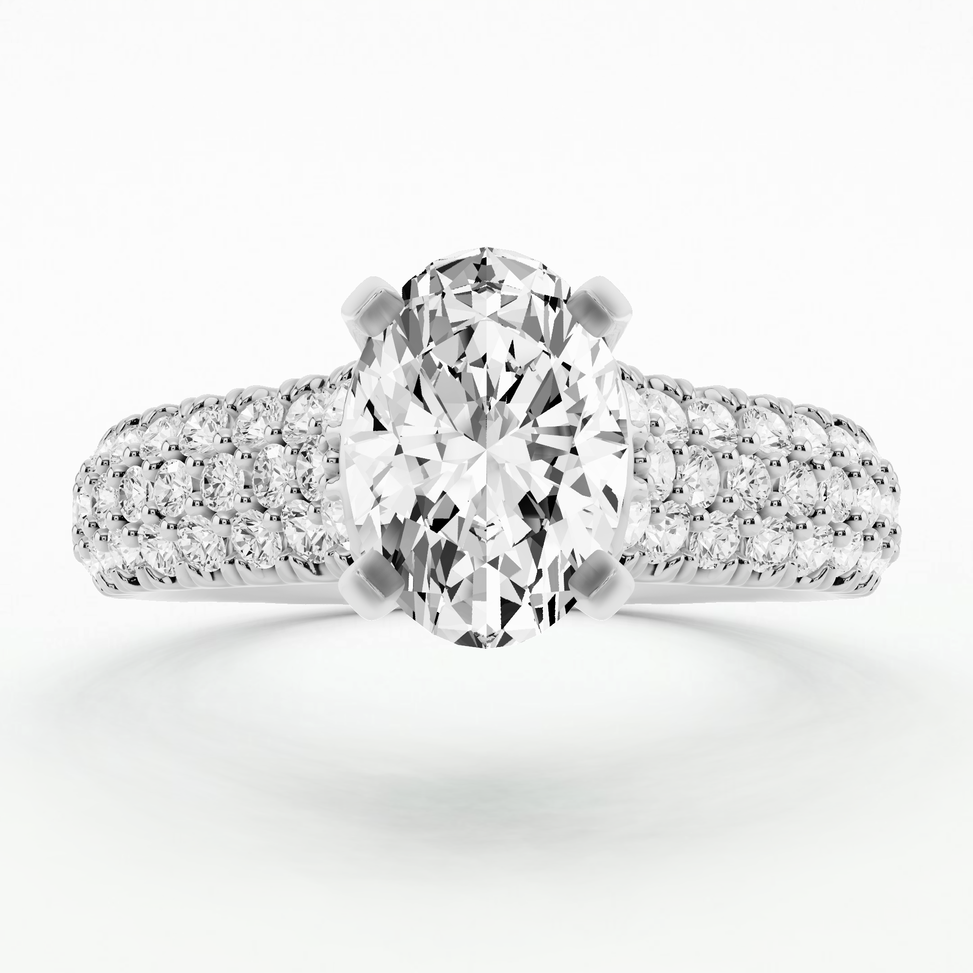 Oasis Solitaire Ring-Oval