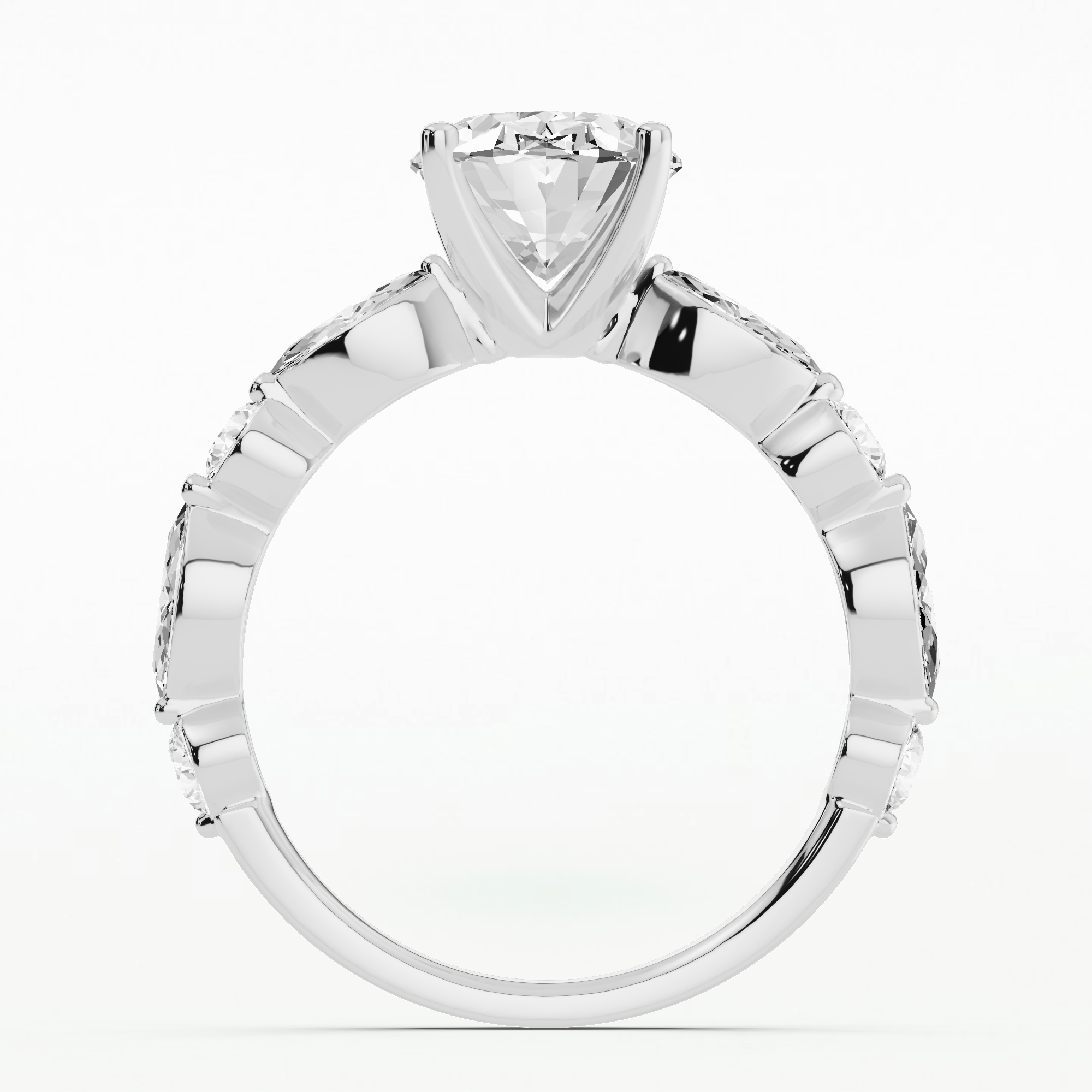The Only Alternative Engagement Ring-Oval