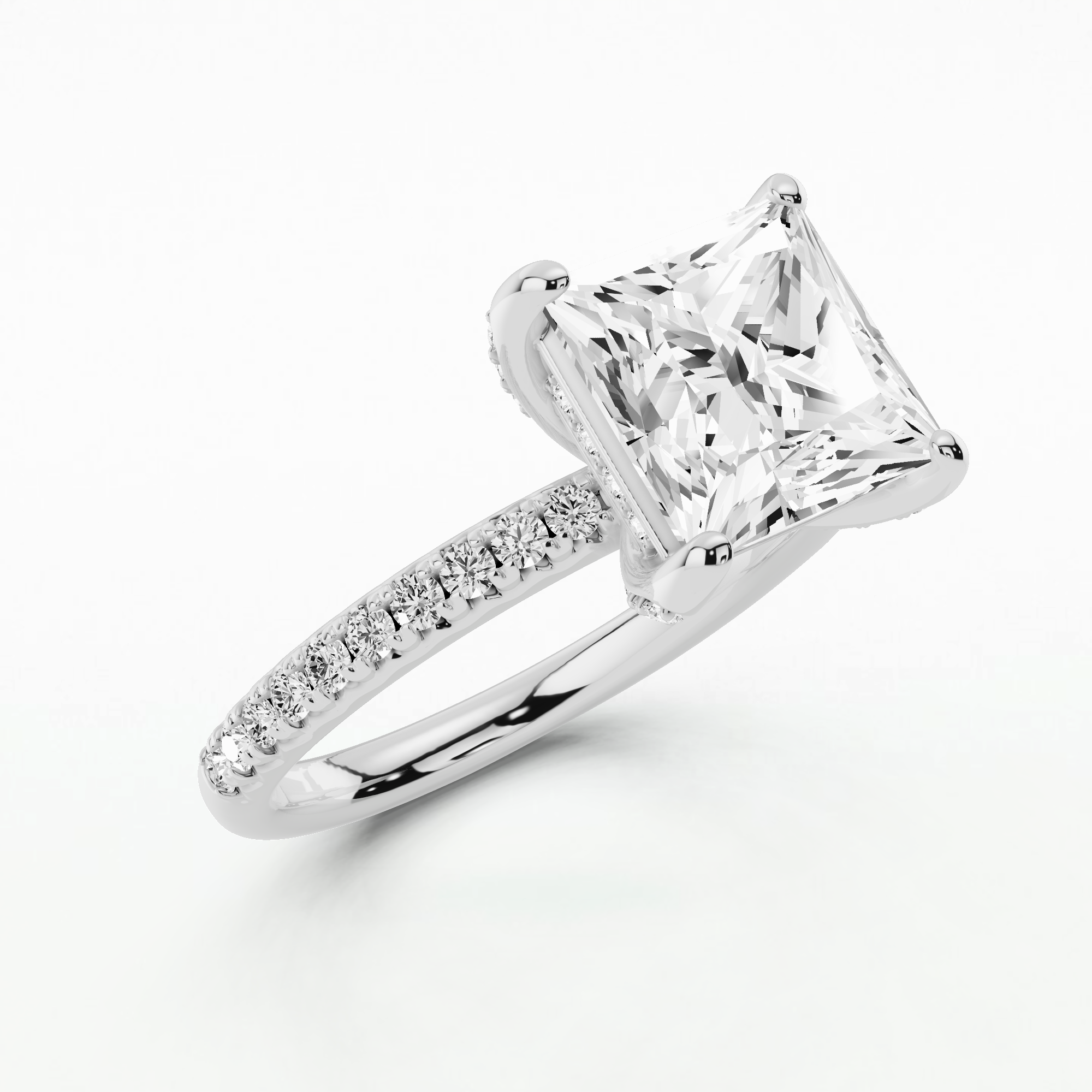 Grace Solitaire Diamond Ring-Princess