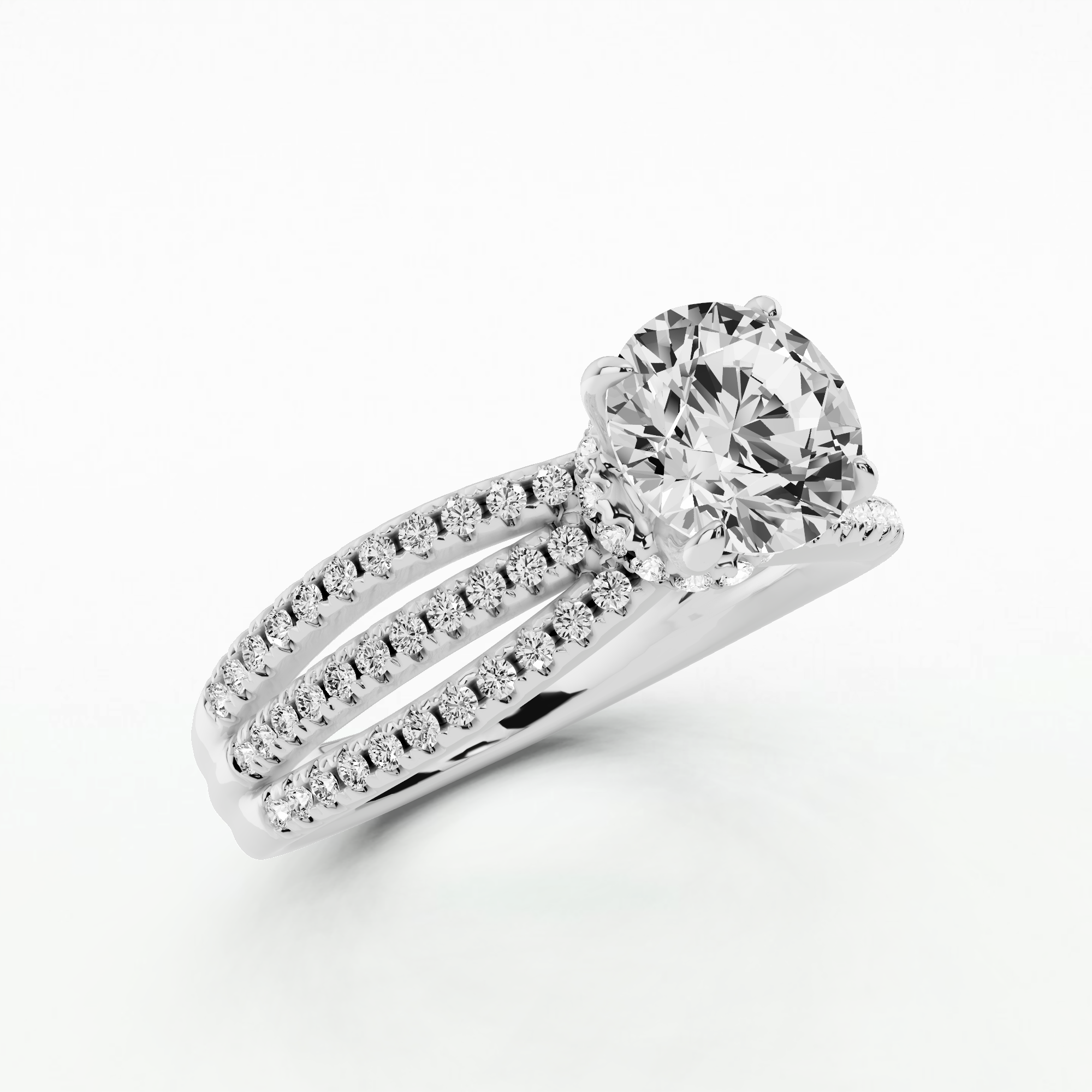 Oasis Solitaire Ring - Round