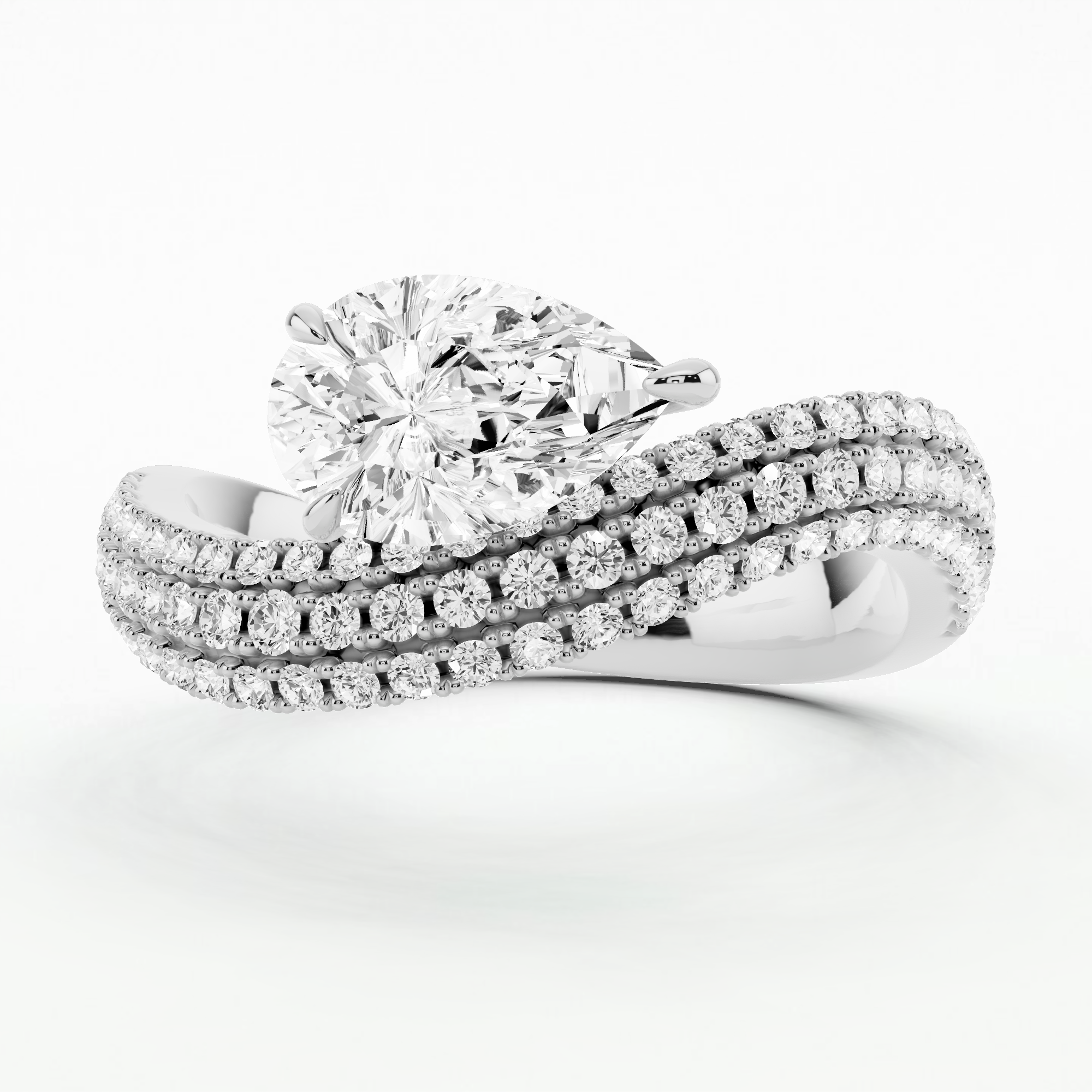 Sparkling Grace Ring-Pear