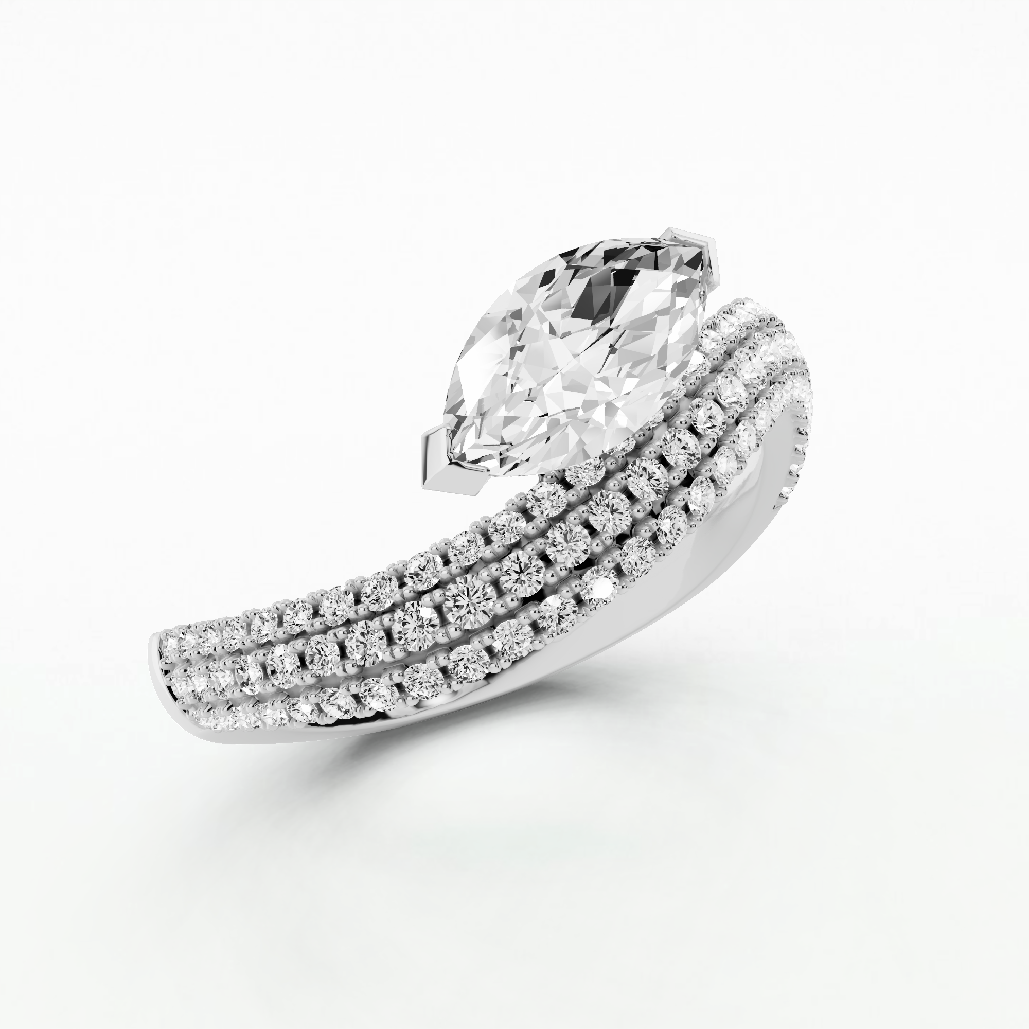 Sparkling Grace Ring-Marquise