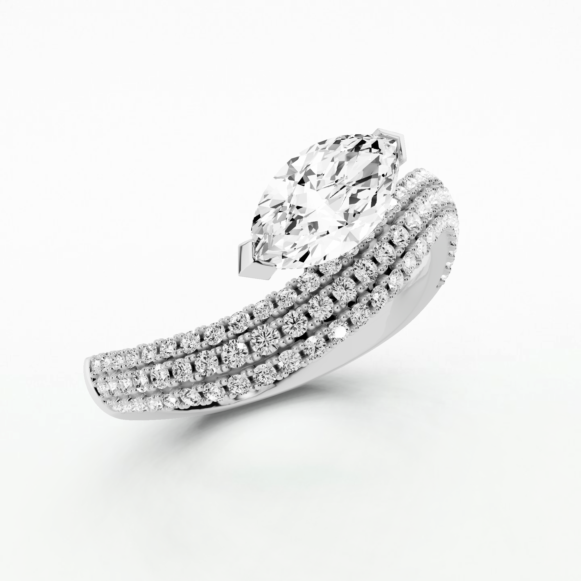 Sparkling Grace Ring-Marquise