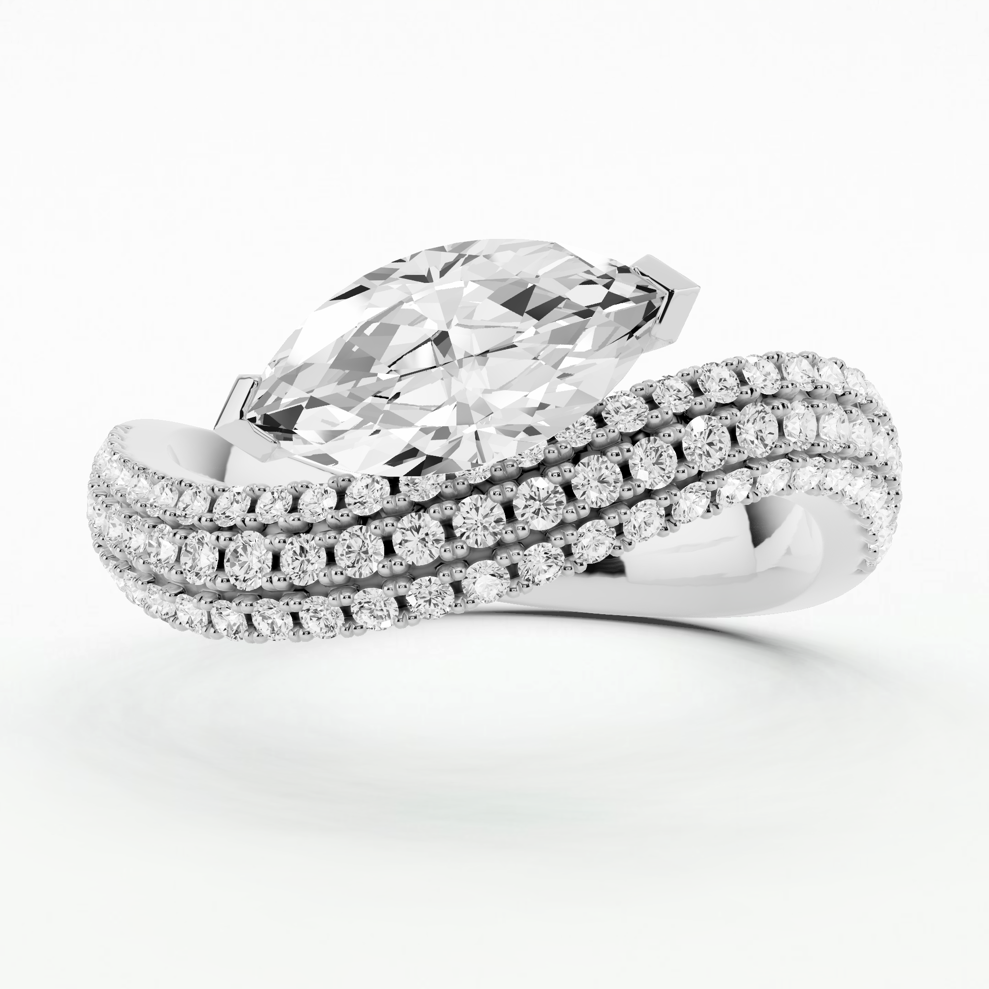 Sparkling Grace Ring-Marquise