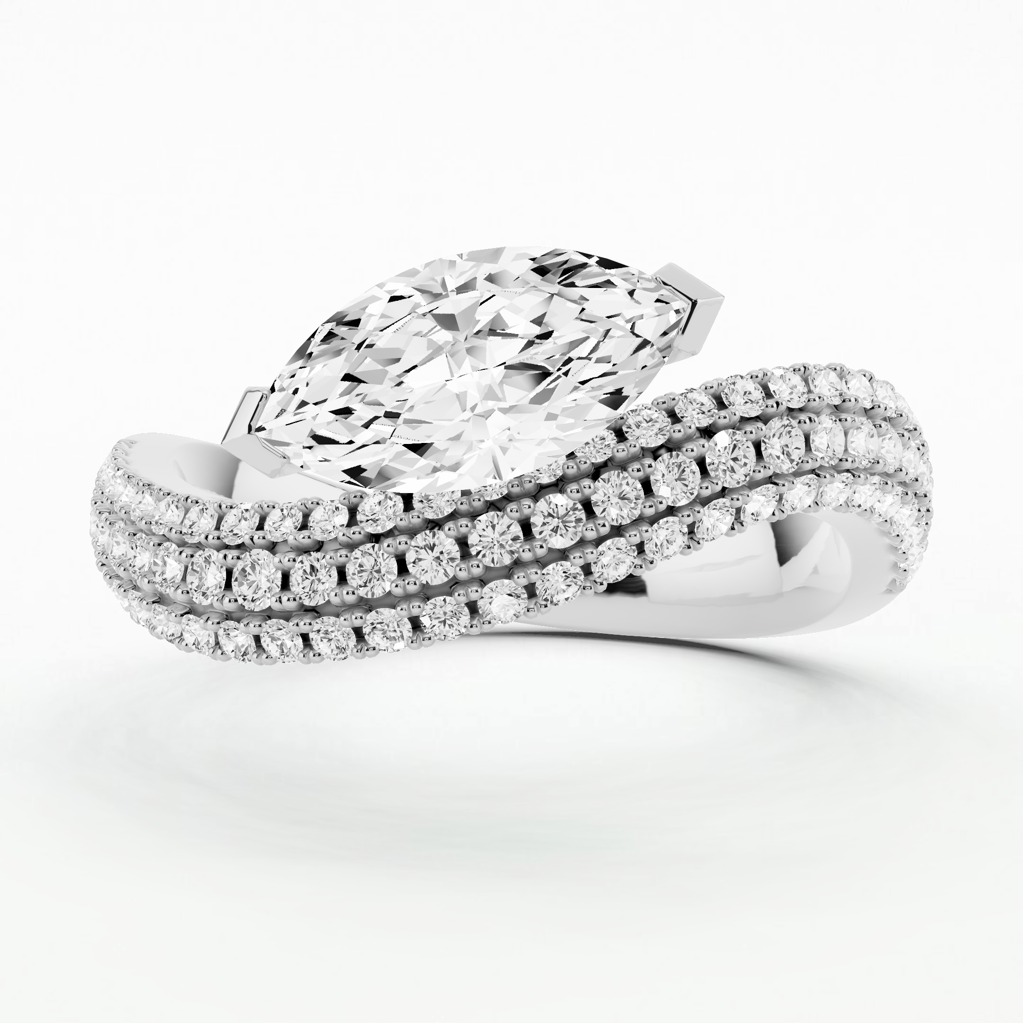Sparkling Grace Ring-Marquise