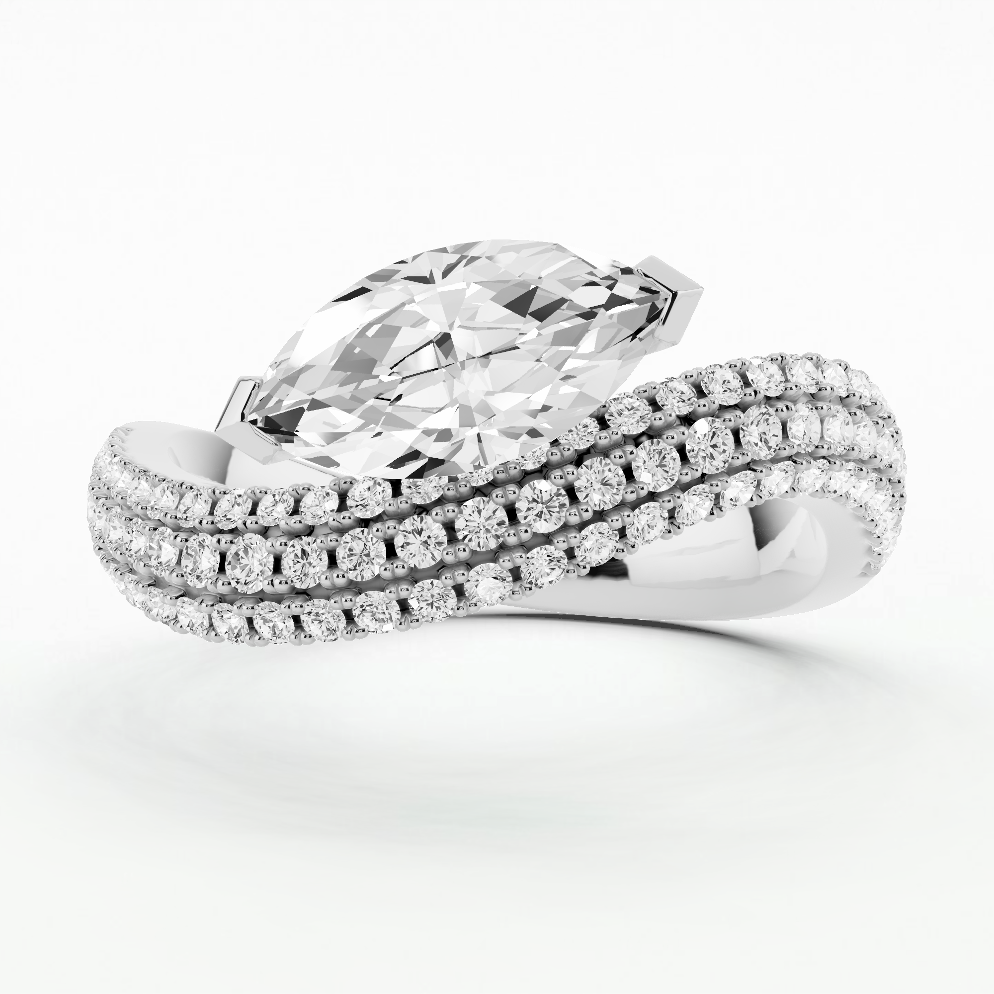 Sparkling Grace Ring-Marquise