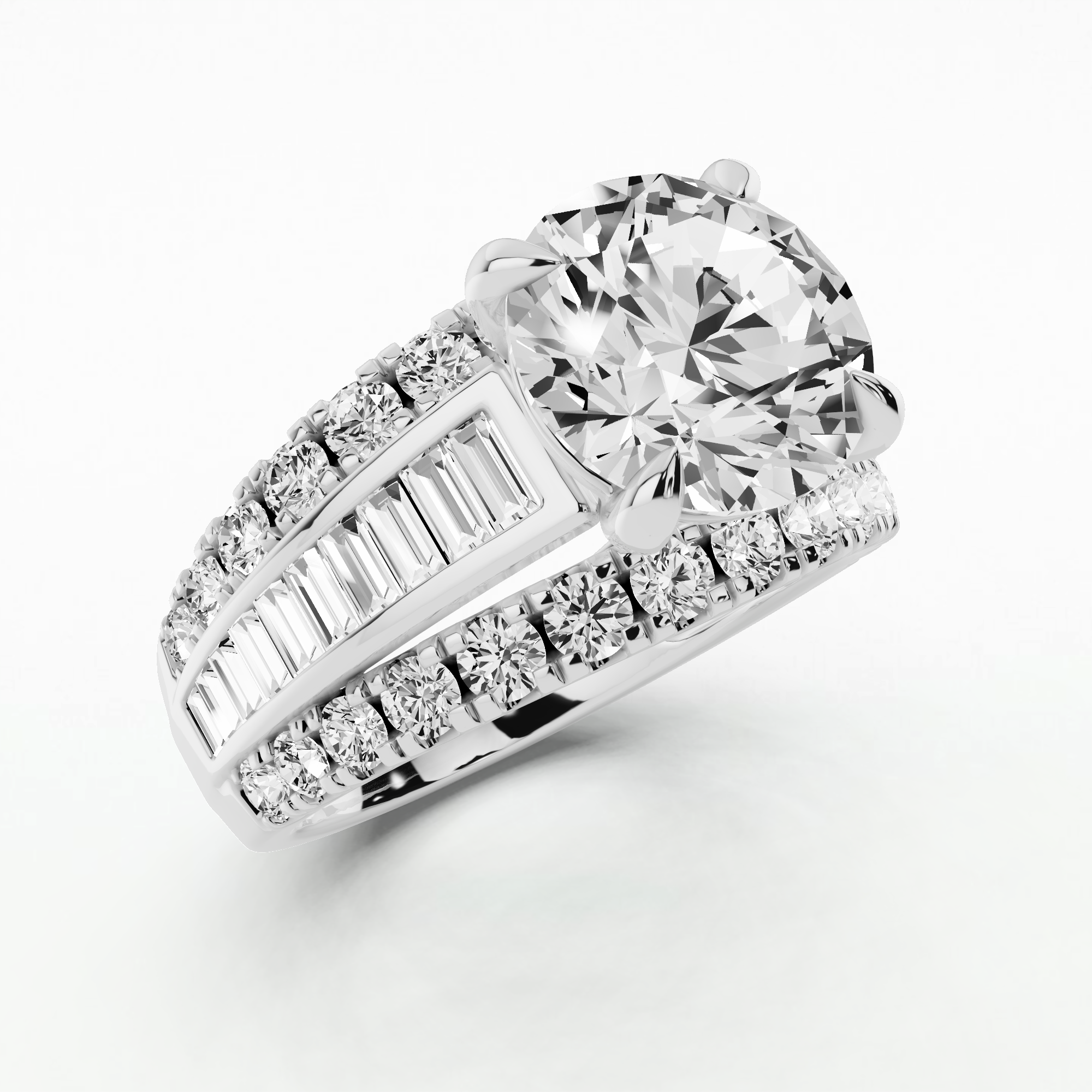 Solara Crown Ring-Round