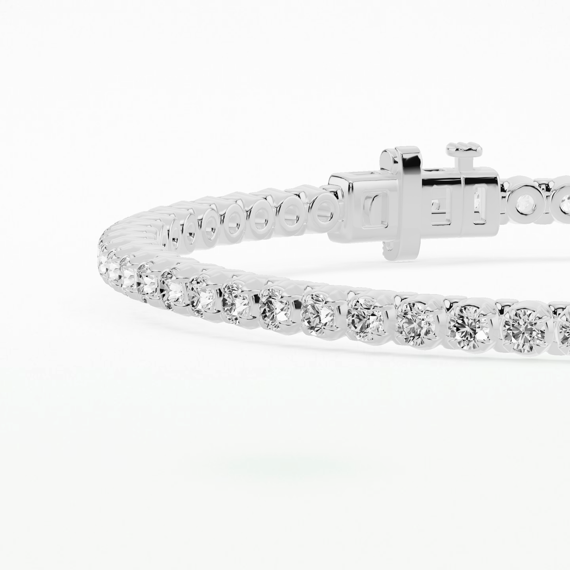 Le Chocolat Tennis Bracelet-Round