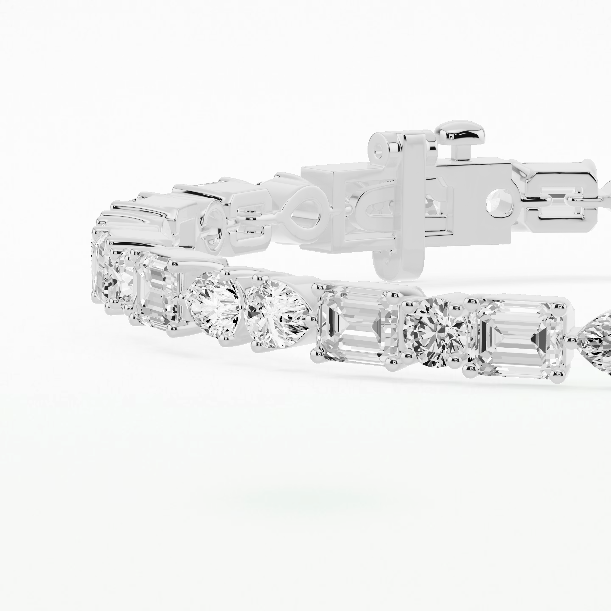 Array Tennis Bracelet-Multi Stone