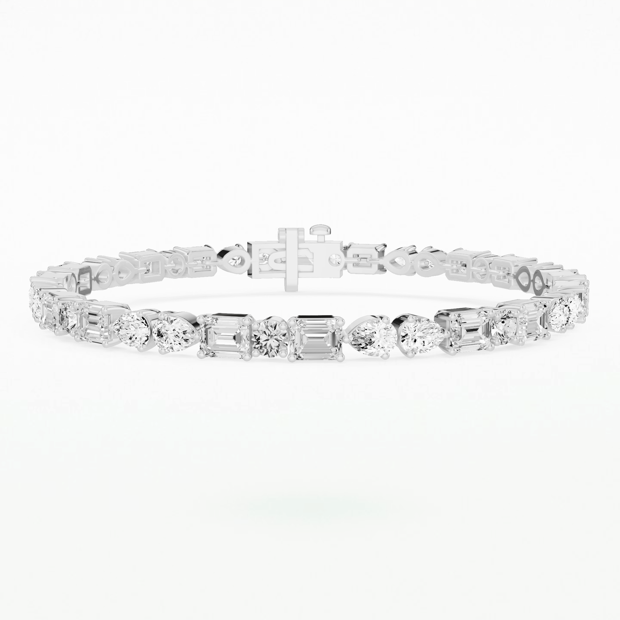 Array Tennis Bracelet-Multi Stone