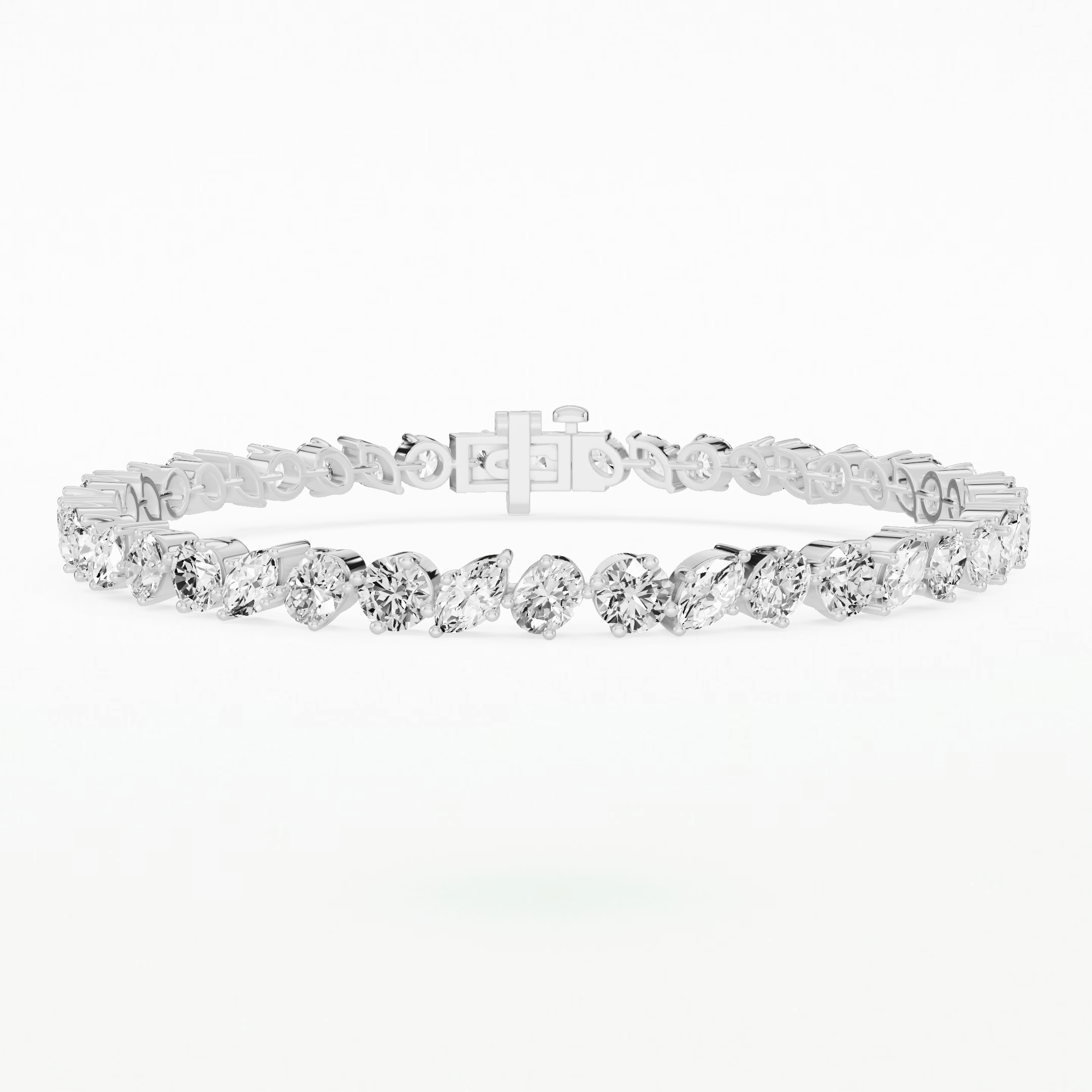 Symphony Tennis Bracelet-Multi Stone