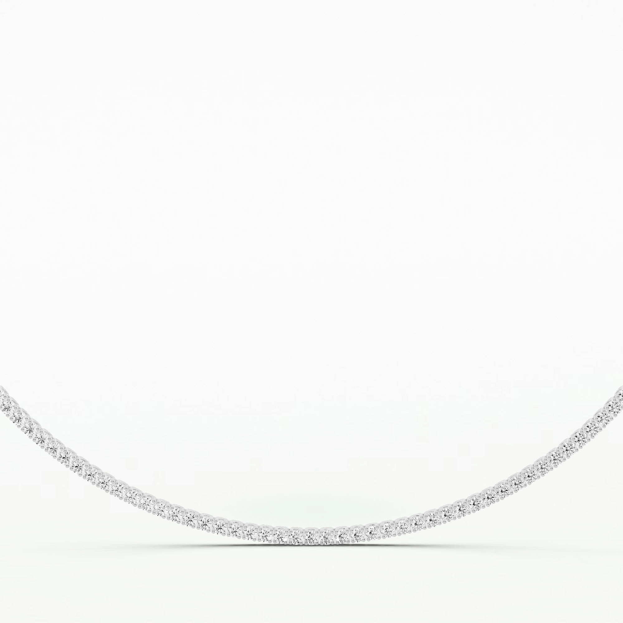 Classic Tennis Necklace-Round