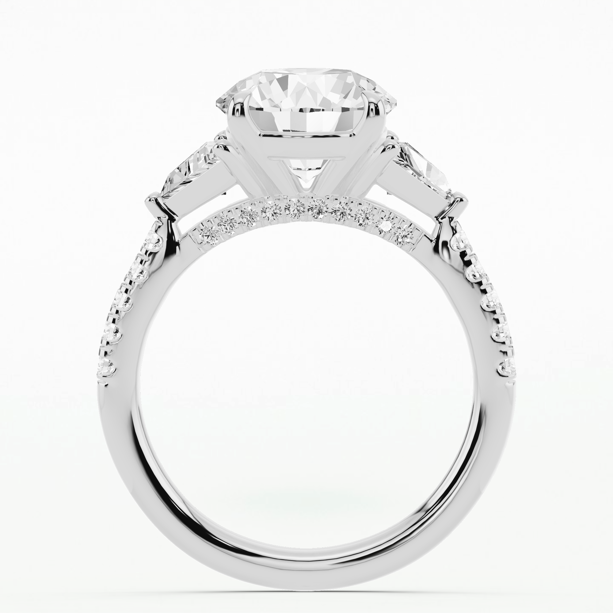 The Studded Triad Ring-Round