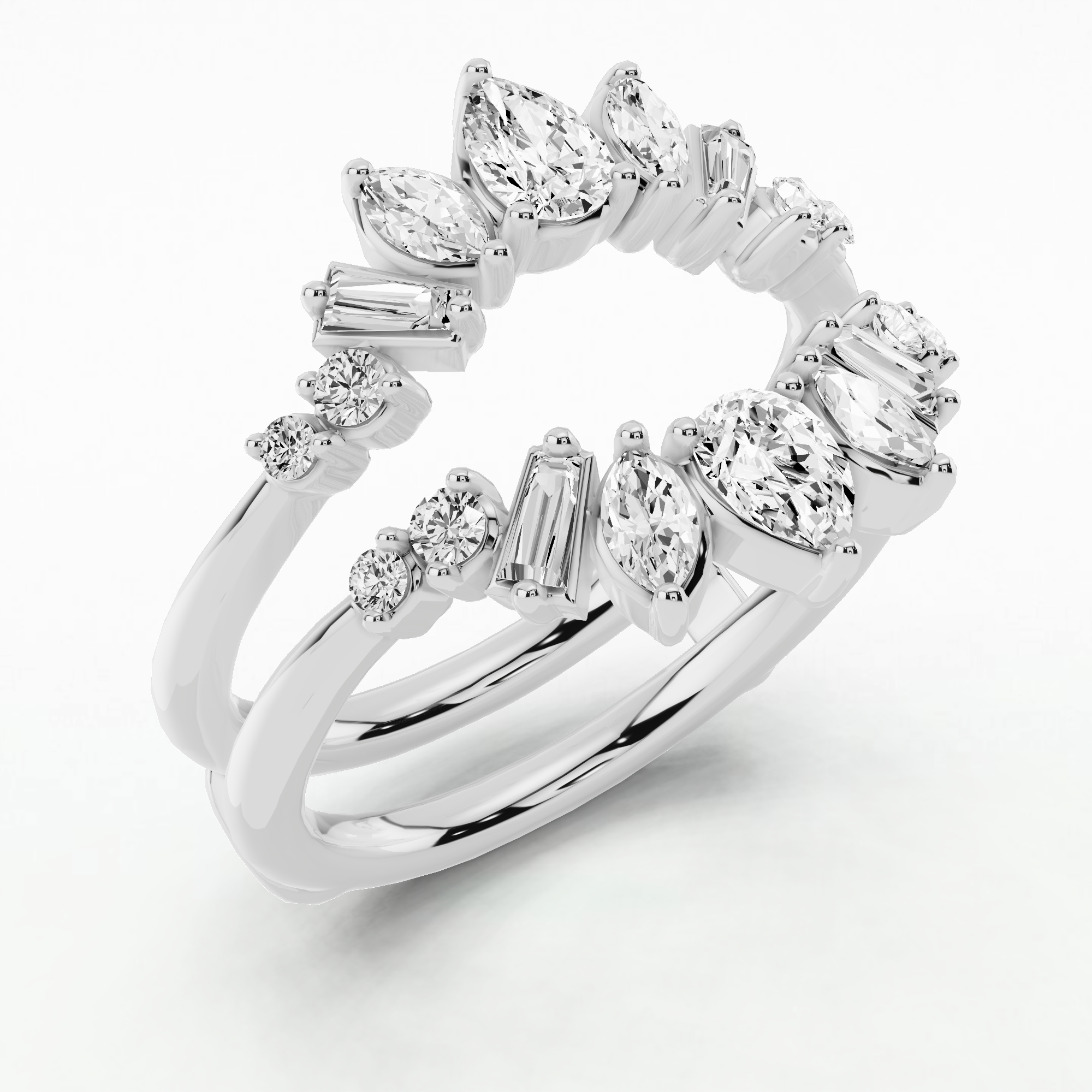 Myraid Wrap Band-Multi Stone
