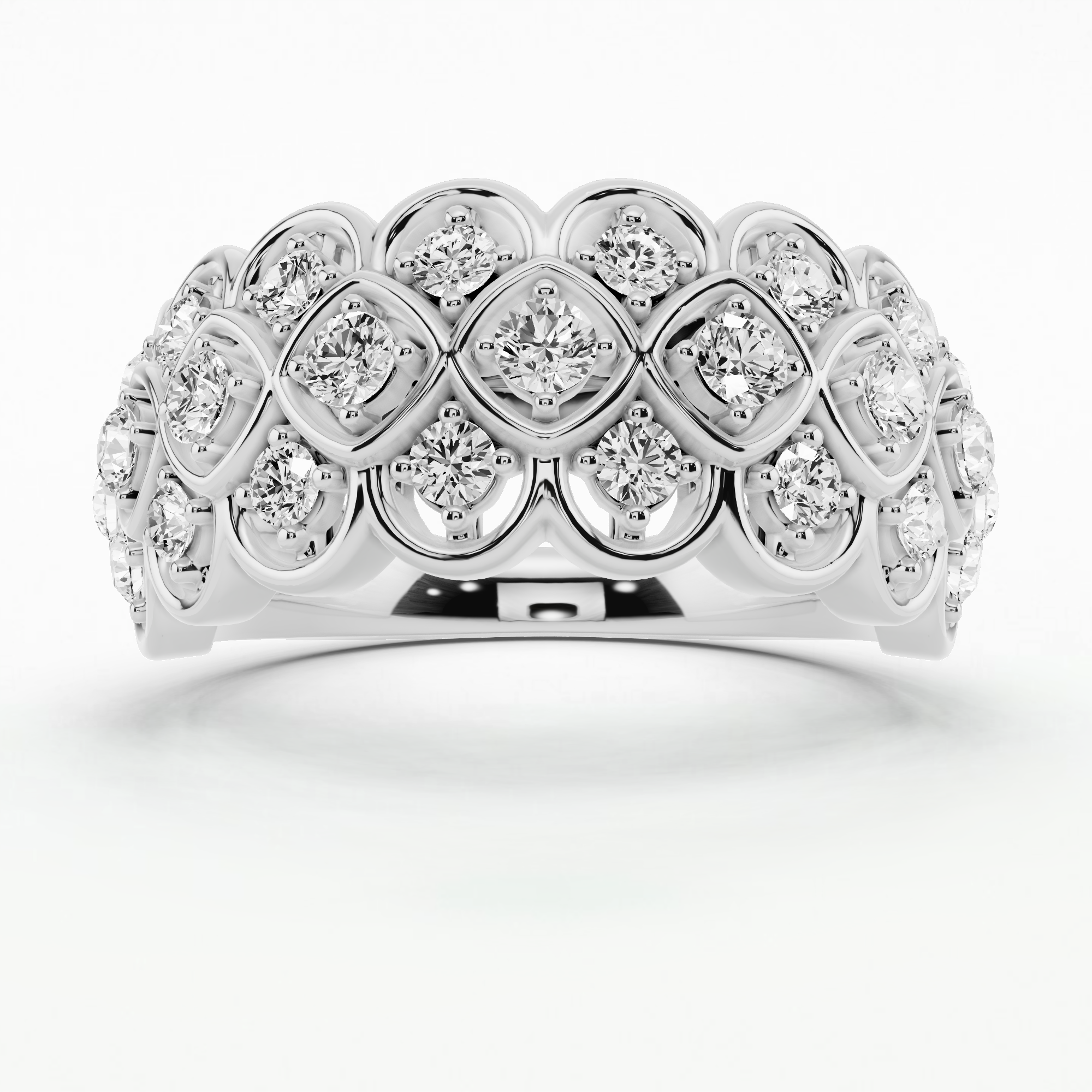 Honeycomb Fashion Band-Round