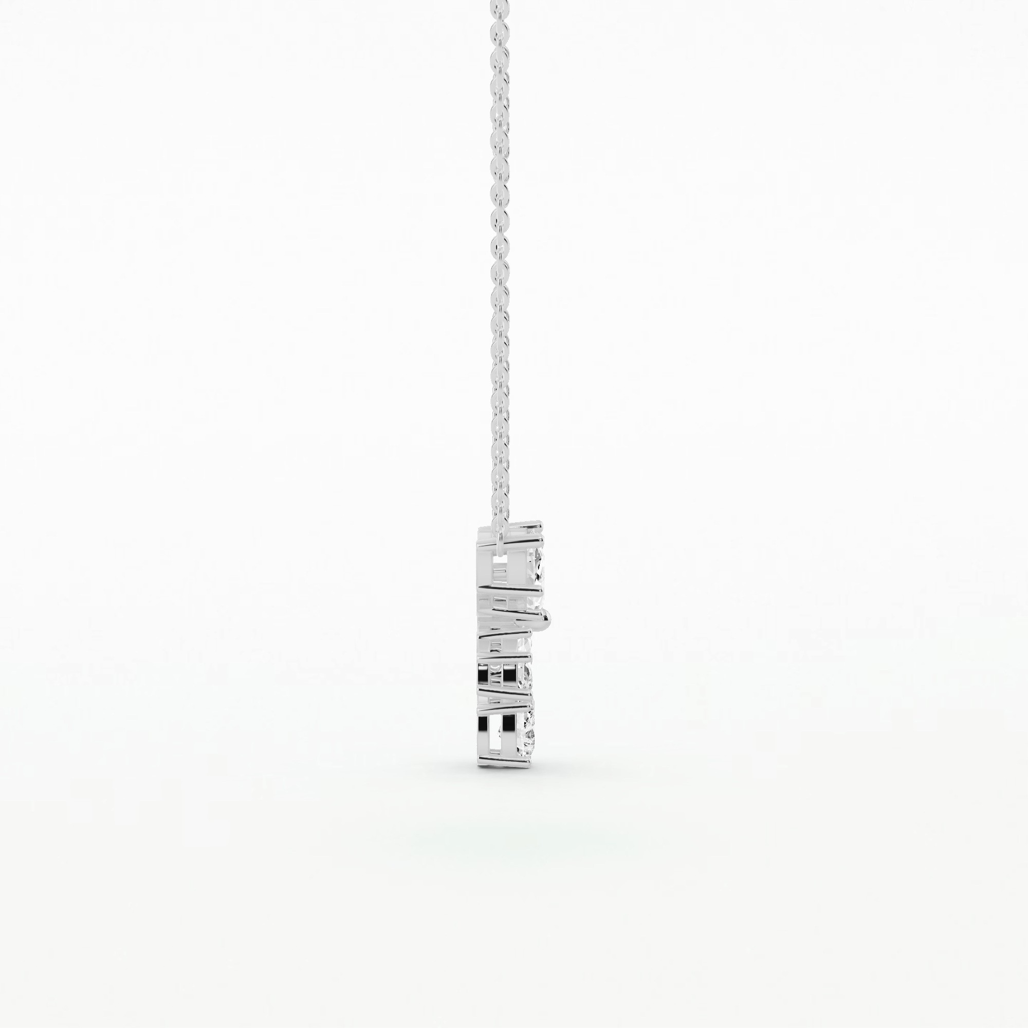 Daisy Solitaire Pendant-Multi Stone