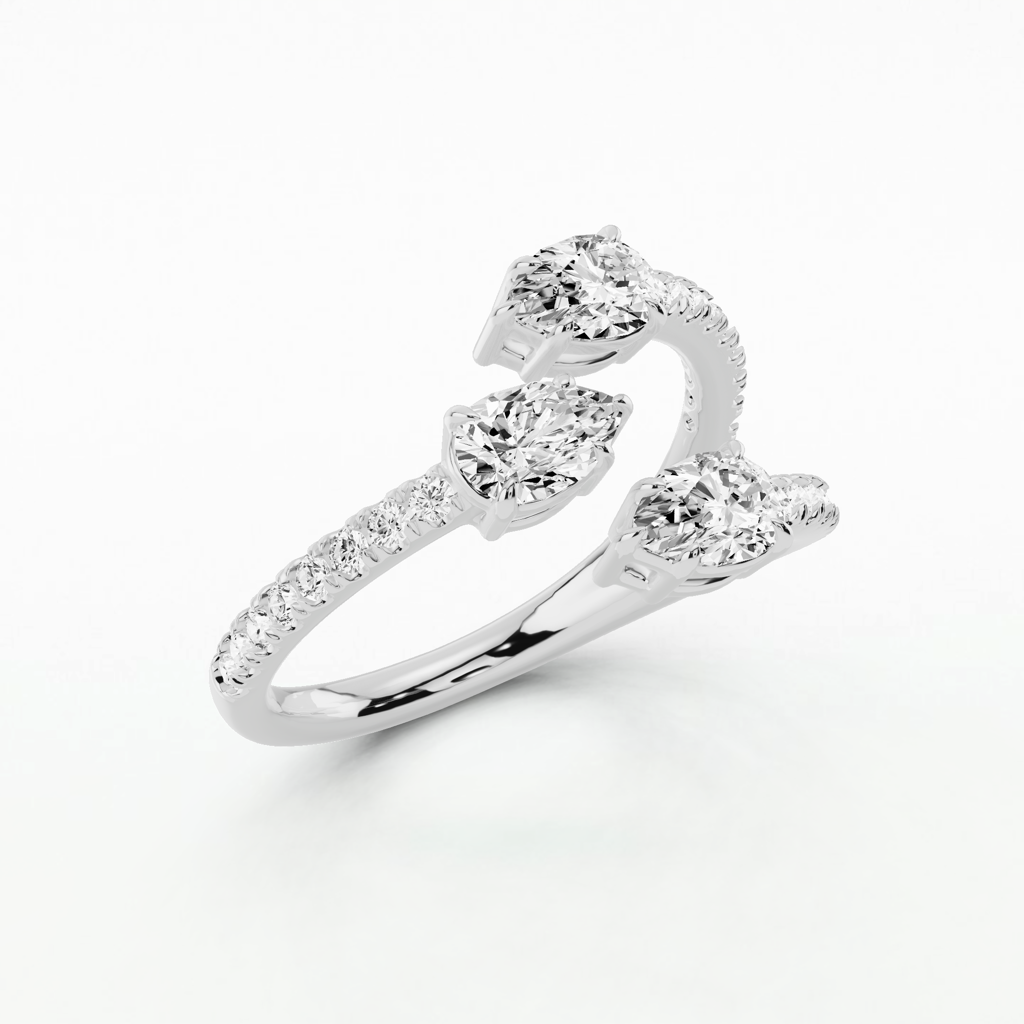 The Trifecta Ring-Pear