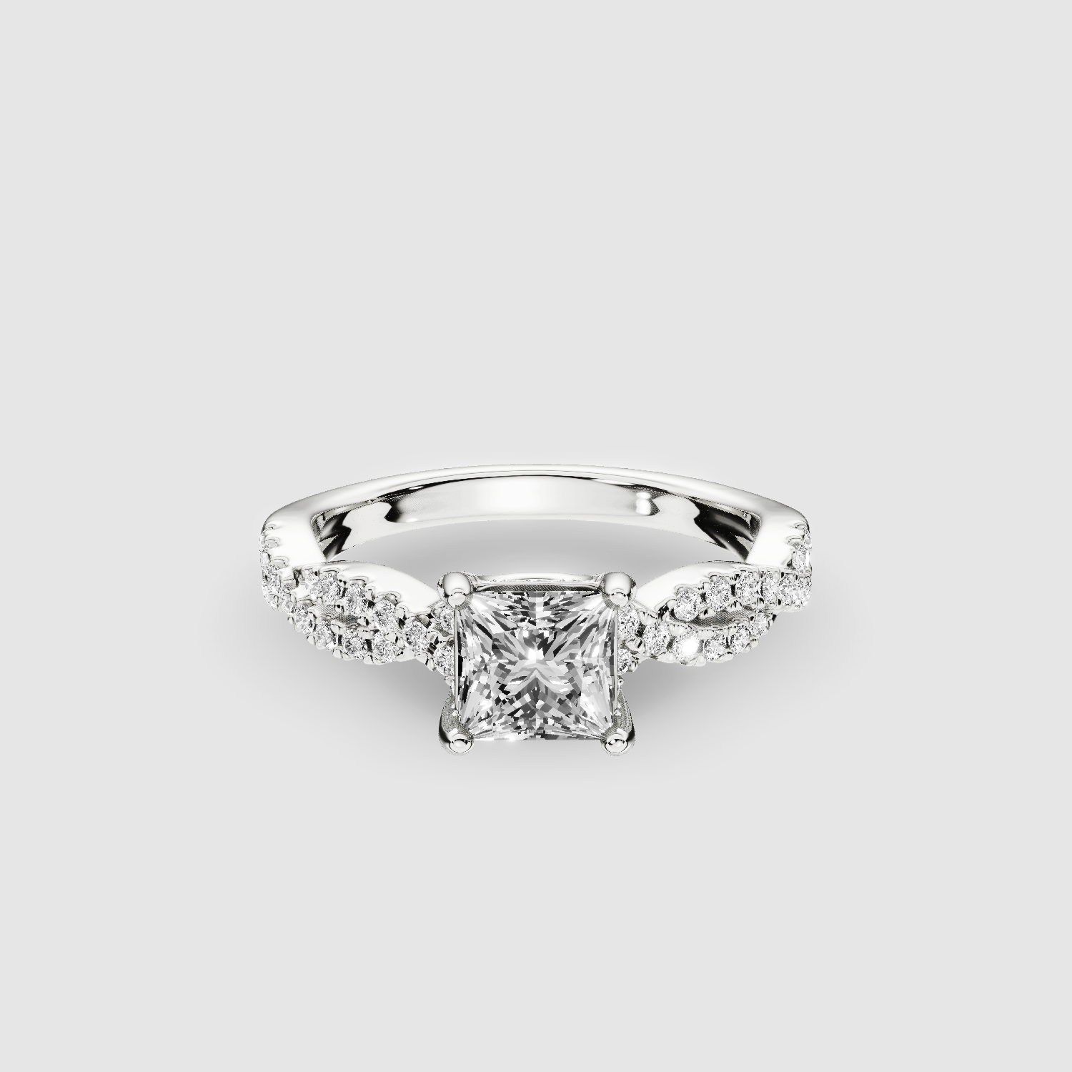 Buy Half Carat Diamond Ring, Trillion Diamond Ring, Triangle Shape Diamond  Engagement Ring White Gold, 0.5ct Diamond Ring Online in India - Etsy