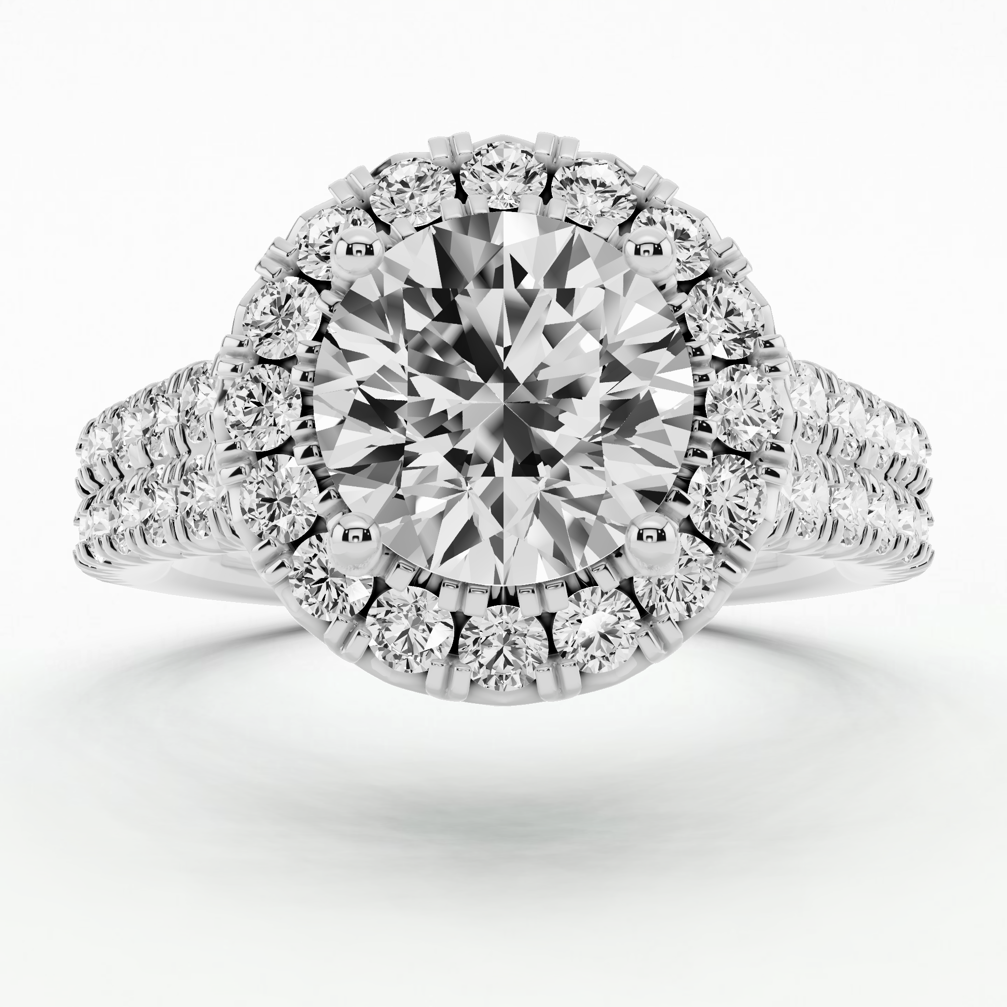 Evershine Solitaire Ring-Round
