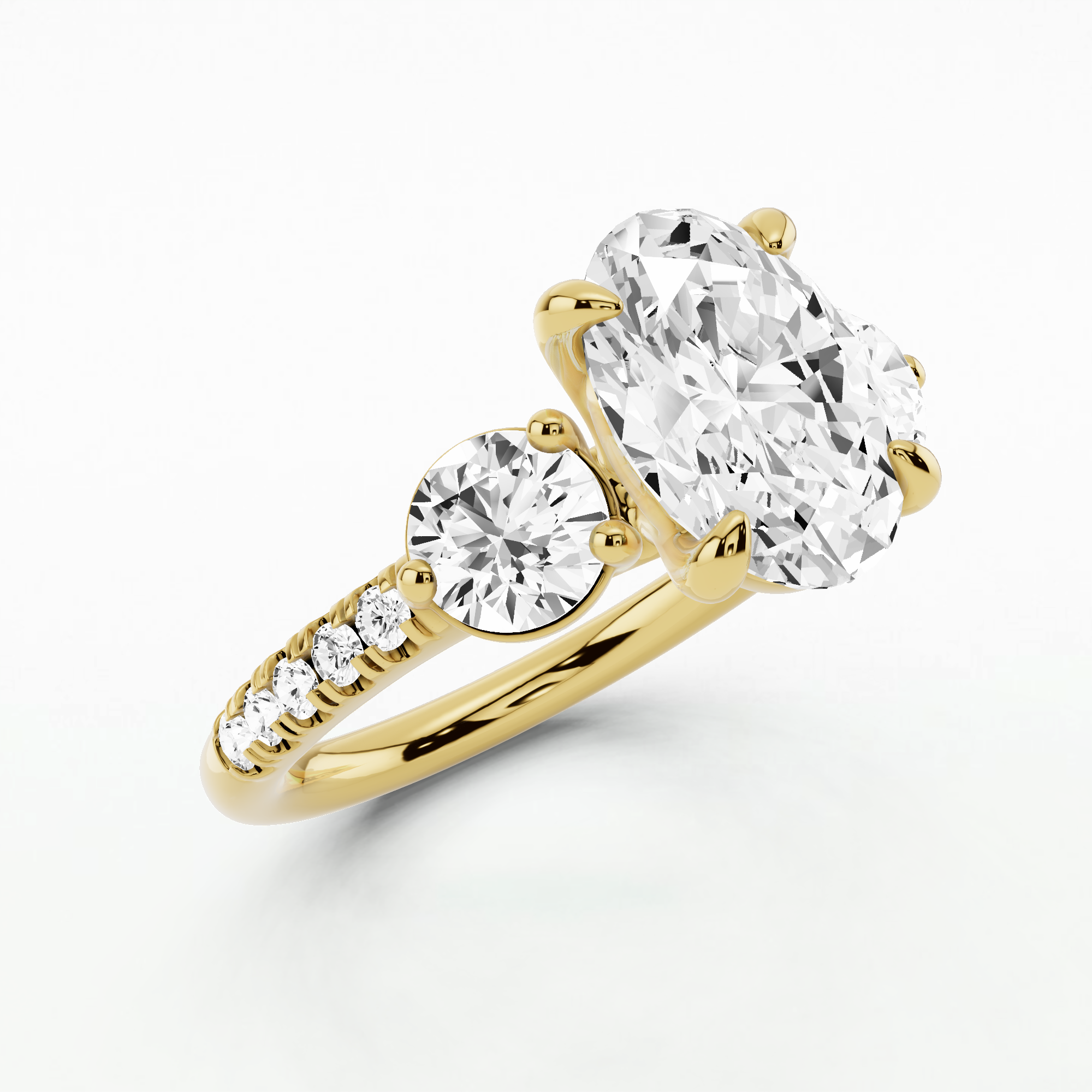 Forever Yours Ring Duo-Oval