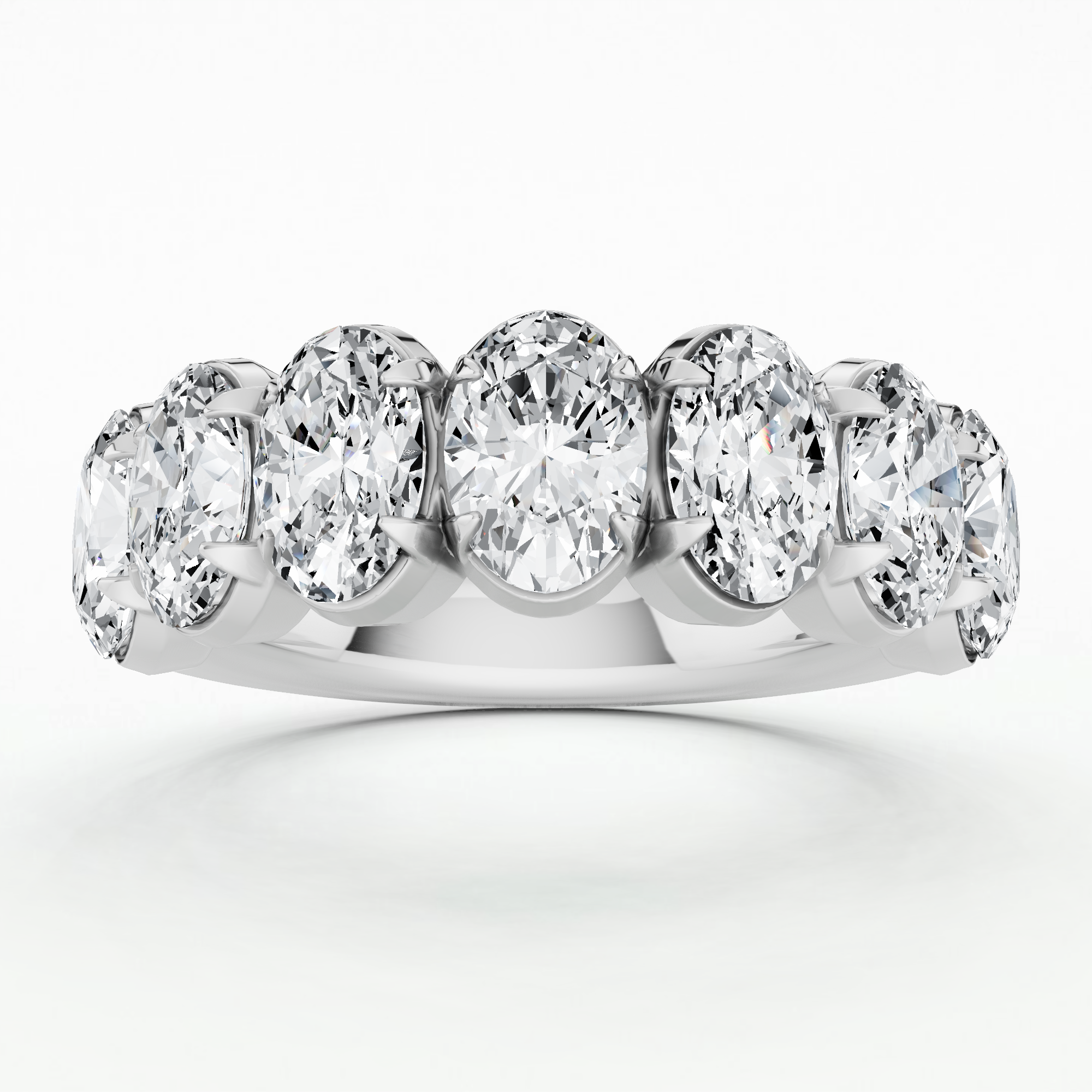 DC Half Eternity Band-Oval